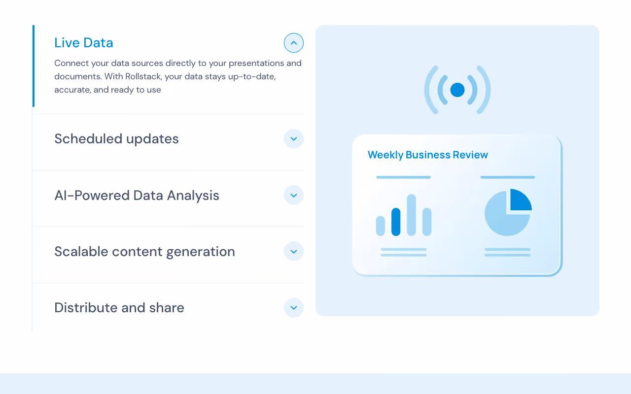 Live data